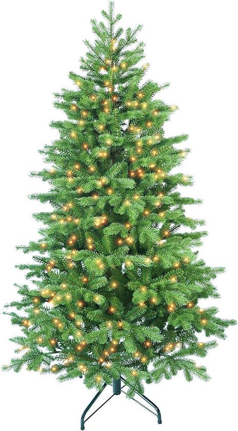 Easy PREMIUM Kerstboom plastic Kerstboom H 150cm , incl 192 , met... | bol.com