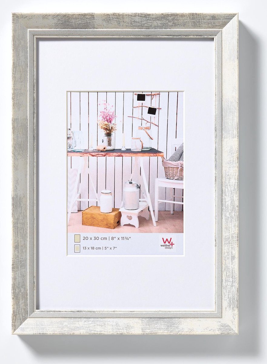 Walther Chalet - Fotolijst - Fotoformaat 13X18 cm - Wit