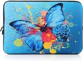 Laptop sleeve tot 13 inch met vlinder – Multicolour
