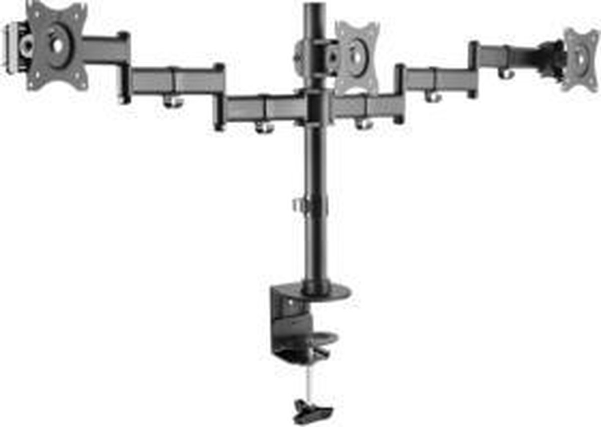 Desk mount triple LogiLink Tilt/Swivel 13-27 <8kg