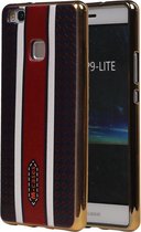 M-Cases Bruin Ruit Design TPU back case cover hoesje voor Huawei P9 Lite