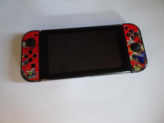 Nintendo Switch Cover Mario odyssey hard cover inclusief Screen Protector - Merkloos