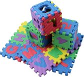 DW4Trading® Foam speelgoed alfabet cijfers (KLEIN)  5 x 5 cm per puzzelstukje 36 delig