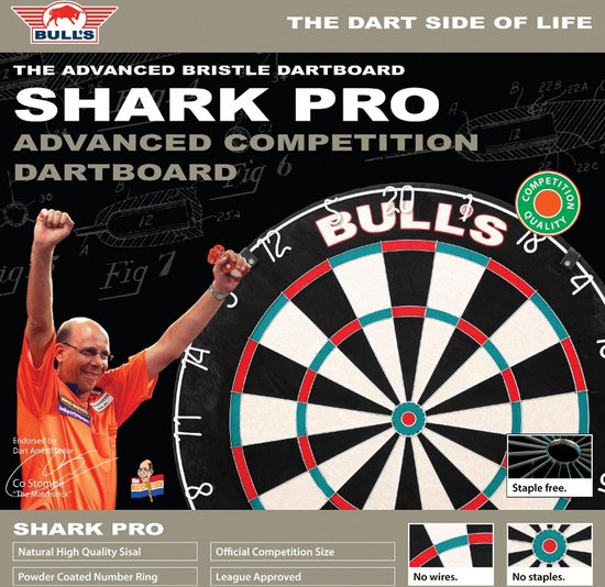 Thumbnail van een extra afbeelding van het spel Bull's Shark Pro  - Dartboard
