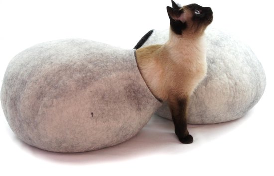 Kivikis Chill-out Cat Cave - Wit