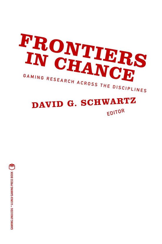 Frontiers in Chance: Gaming Research Across the Disciplines - cover