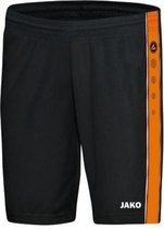 Jako - Shorts Center - Sport shorts Zwart - M - zwart/fluooranje