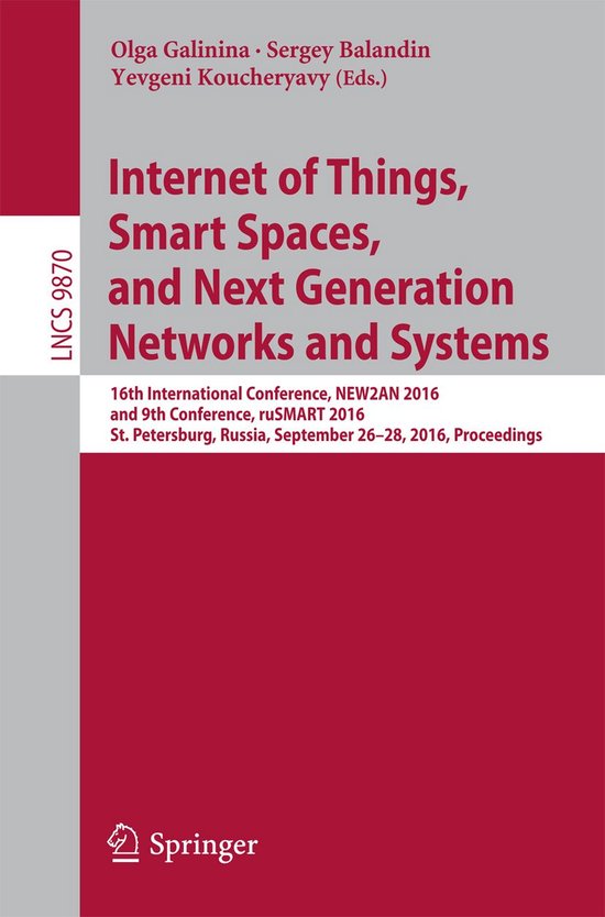 Springer Nature Proceedings Computer Science - Internet of T ... - cover