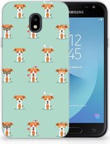 Geschikt voor Samsung Galaxy J3 2017 TPU Siliconen Hoesje Pups
