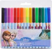 Viltstiften Frozen: 16-delig