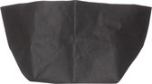 Wasbare Papieren Opbergmand, Maat M, Afmeting: L28xB29xH27 cm, Zwart