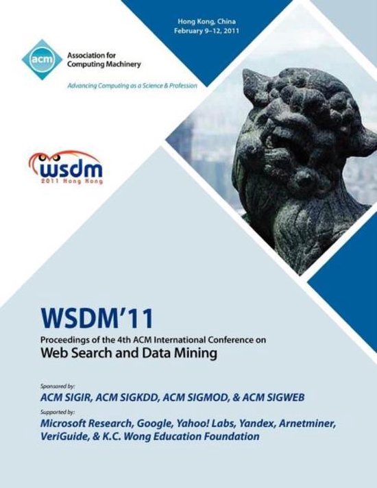 WSDM 11 Proceedings of the 4th International Conference on W ... - cover