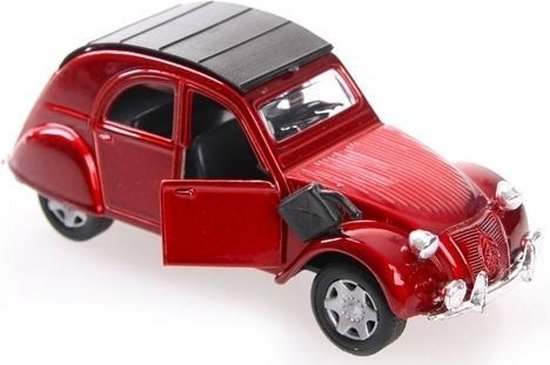 Handvol doel Hulpeloosheid Citroen 2CV speelgoed auto Rood - modelauto | bol.com