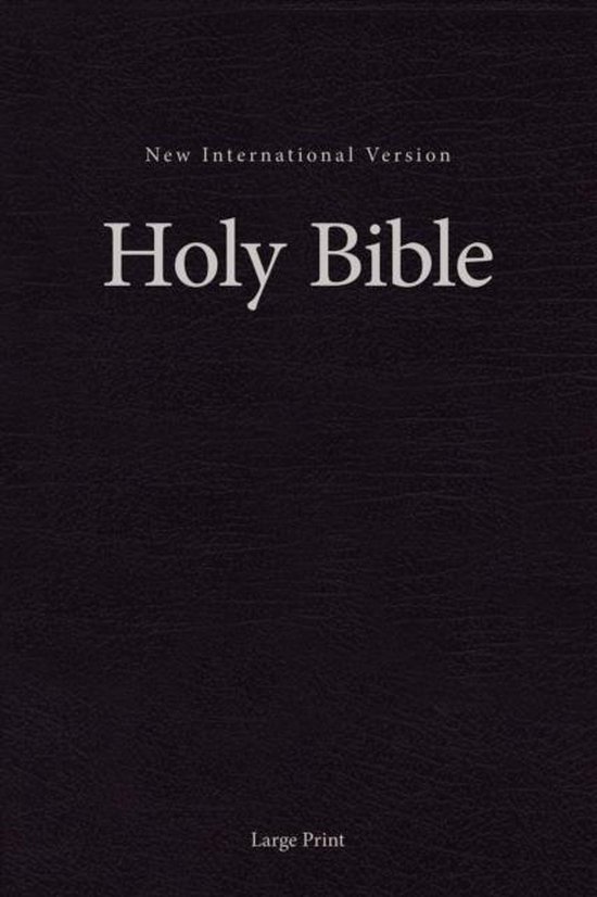 NIV, Pew and Worship Bible, Large Print, Hardcover, Black, Comfort Print - Black hardcover | Northernlights300.org