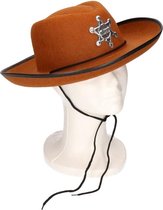 Kinder cowboyhoed bruin