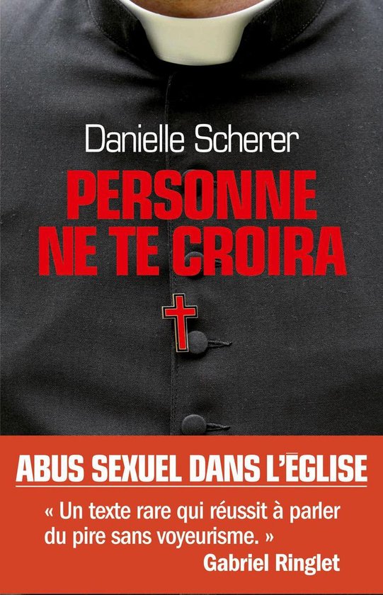Personne ne te croira - cover