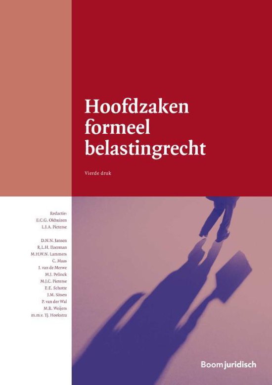 Boom fiscale studieboeken  -   Hoofdzaken formeel belastingr ... - cover