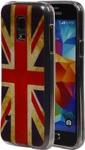 Britse Vlag TPU Cover Case voor Samsung Galaxy S5 Mini Hoesje