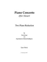 Piano Concerto (After Mozart) 2 piano arrangement