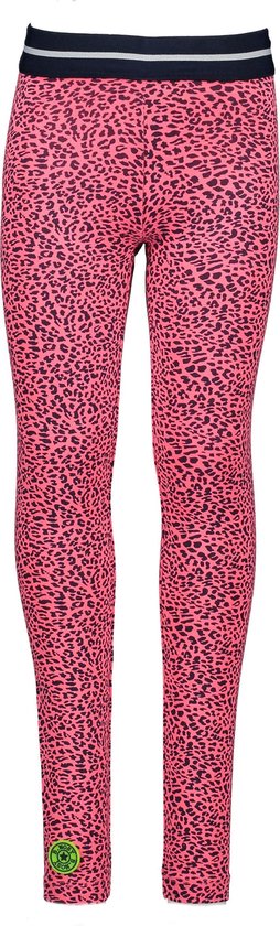 B.Nosy Meisjes Panter legging - pink panther - Maat 98/104 | bol.com