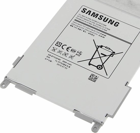 incident Merg zweep Samsung Galaxy Tab 4 10.1 (SM-T530, SM-T535) Battery EB-BT530FBE 6800mAh  GH43-04157A | bol.com