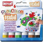 Graine Créative textielstick PlayColor One, kartonnen etui van 6 kleuren