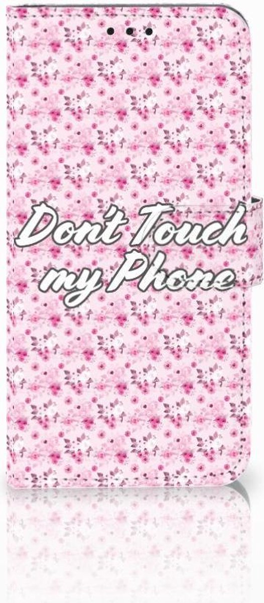 Huawei P30 Lite (2020) Portemonnee Hoesje Flowers Pink DTMP