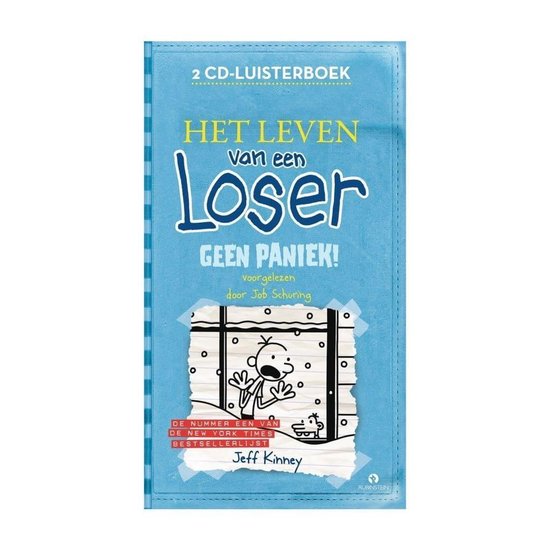 Omslag van Het Leven van een Loser: Geen Paniek! - Jeff Kinney - 2 cd - Luisterboek