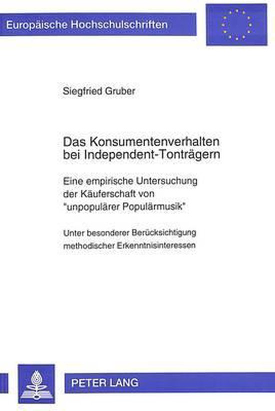 Das Konsumentenverhalten bei Independent-Tonträgern - cover