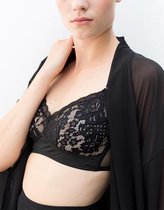 Lacy Soft Bralette – Black Lace Netting