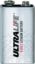 ULTRALIFE Professional Lithium batterij 9V - 1stuk
