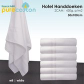 Hotel handdoeken 3CAM  400g. p/m² - Wit - set van 12 stuks - 50 x100cm