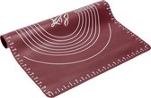 Love Baking Patisserie Mat Paars-chocolade 50x39,6cm Silicone