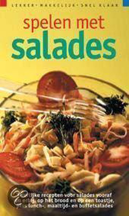 Cover van het boek 'Spelen met salades' van Rianne Buis