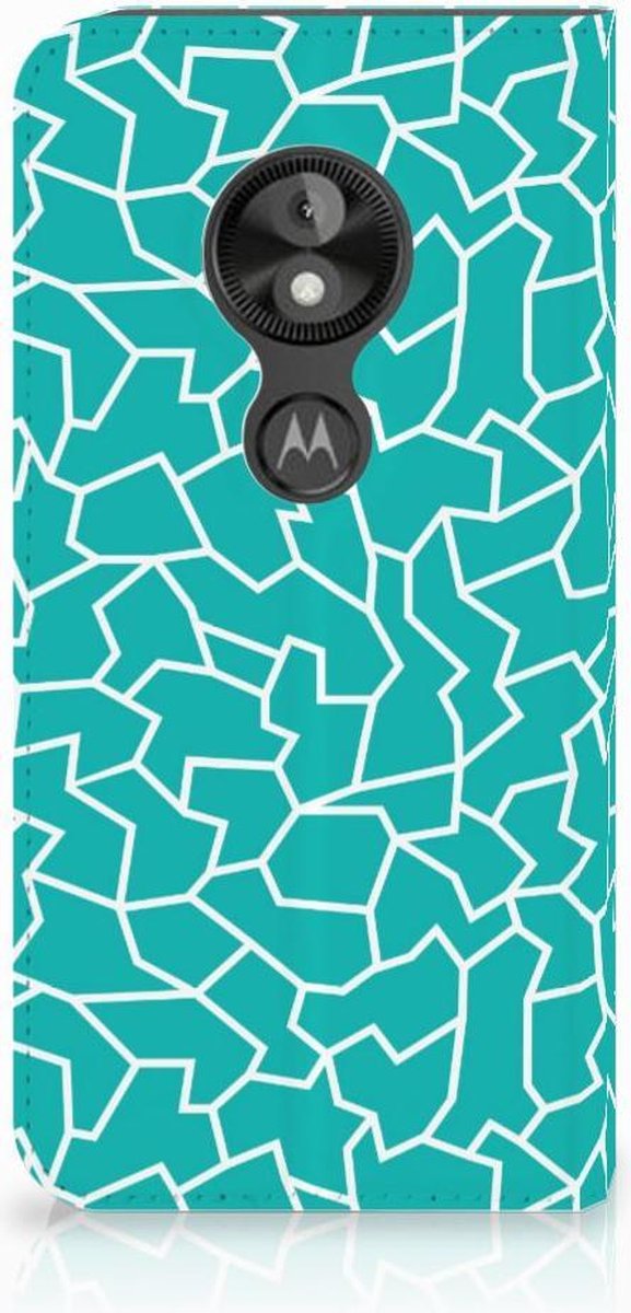 Motorola Moto E5 Play Bookcase Cracks Blue