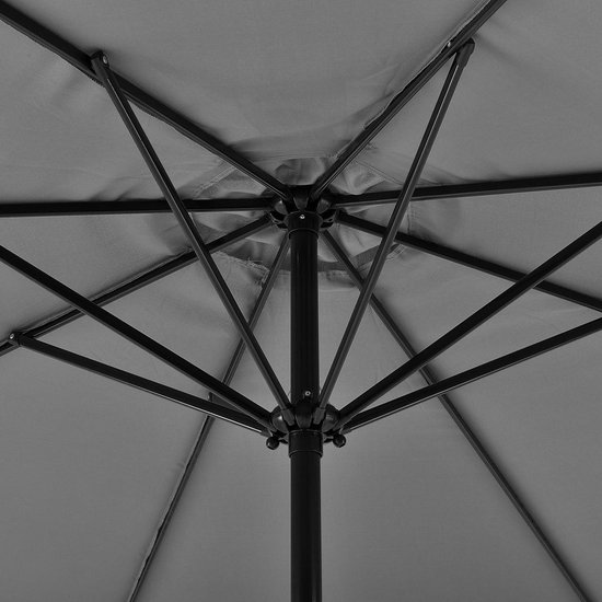 Tuin parasol stokparasol 300x230 cm grijs - casa.pro