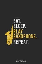 Saxophone Instrument Art Graphic Notebook