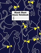 Blank Sheet Music Notebook