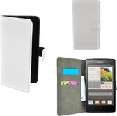 Huawei Ascend G700 Wallet Bookcase hoesje Wit