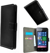 Huawei Ascend W2 Wallet Bookcase hoesje Zwart