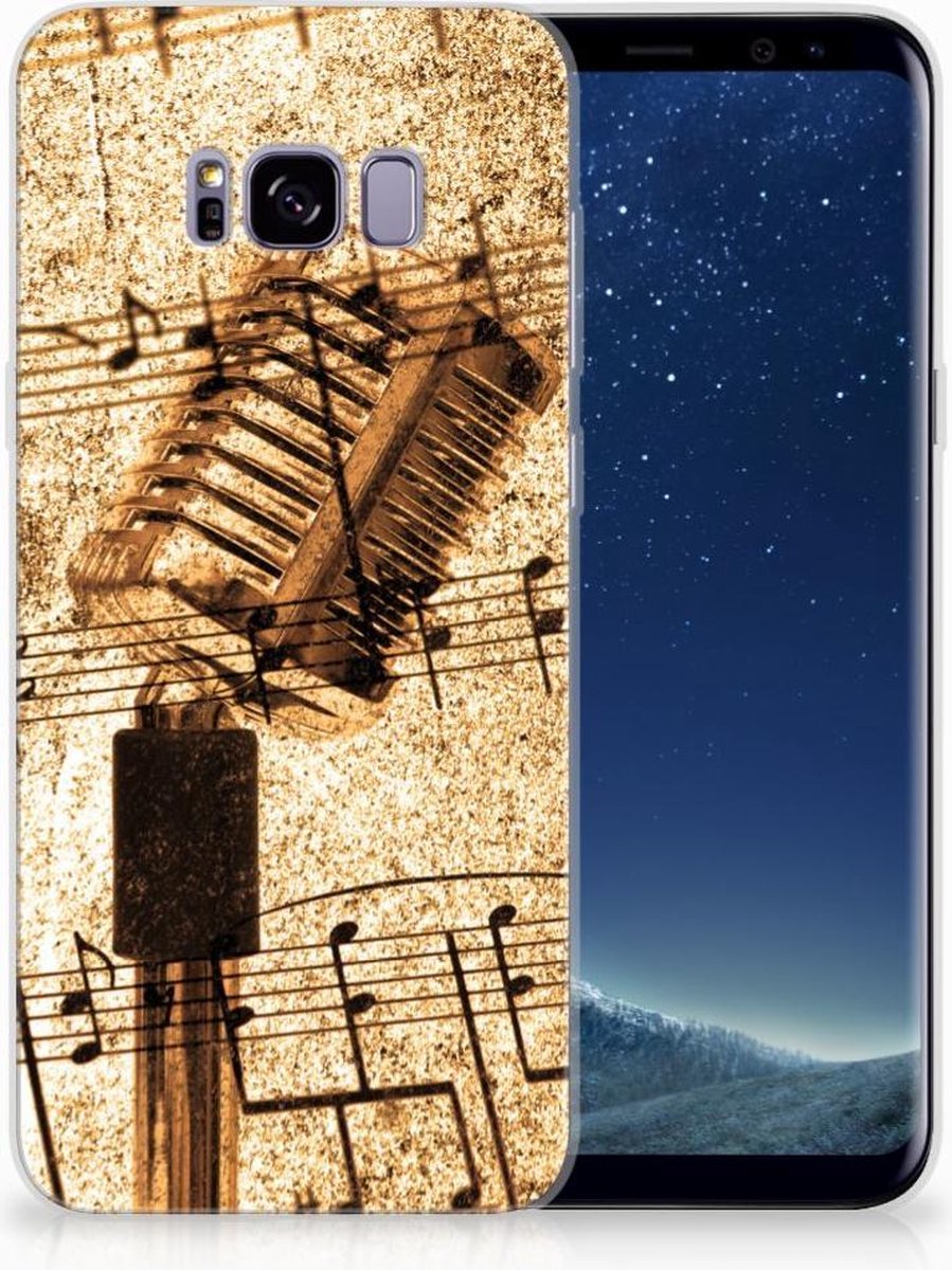 Samsung Galaxy S8 Plus Siliconen Hoesje met foto Bladmuziek