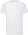 12 pack witte shirts Fruit of the Loom ronde hals maat XXL Valueweight