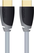 Sinox HDMI, 5.0m HDMI kabel 5 m HDMI Type A (Standaard) Grijs