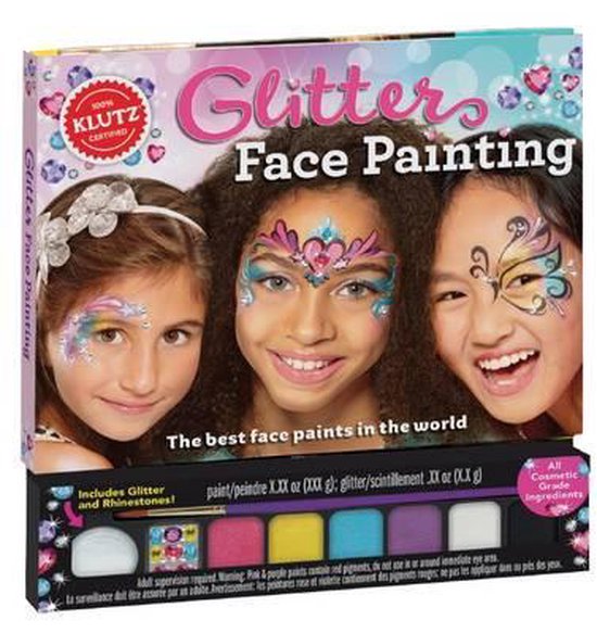 Glitter Face Painting, Editors Of Klutz 9781338037517 Boeken bol