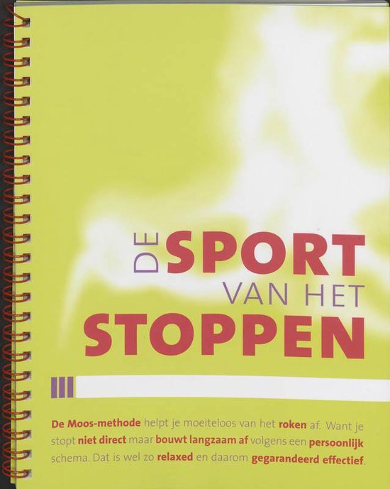 Cover van het boek 'De sport van het stoppen' van J.M. Raadt