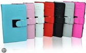 Case voor een Studio Tab Super Slim 8 Inch Hd Ultra , Hoesje met Multi-stand, hot pink , merk i12Cover