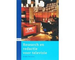 Omslag van Research en redactie voor televisie
