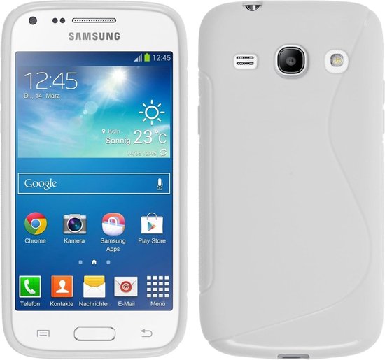 Samsung Galaxy Core Plus G3500 Silicone Case s-style hoesje Wit | bol.com
