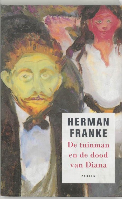 Cover van het boek 'De tuinman en de dood van Diana' van Herman Franke