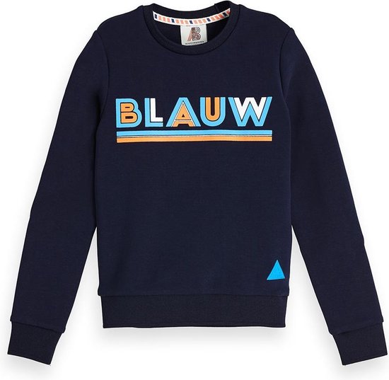 Scotch Soda jongens sweater blauw bol
